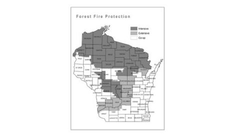 Map of wisconsin