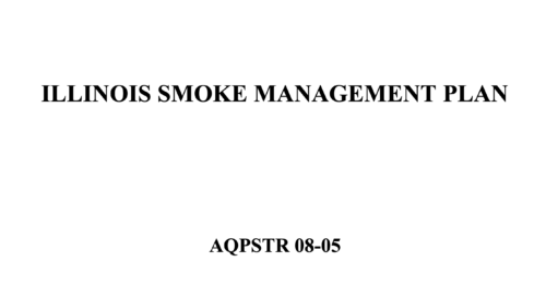 Illinois Smoke Management Plan