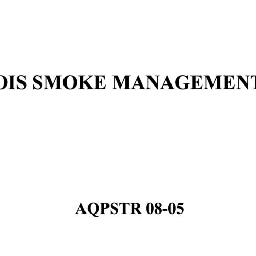 Illinois Smoke Management Plan