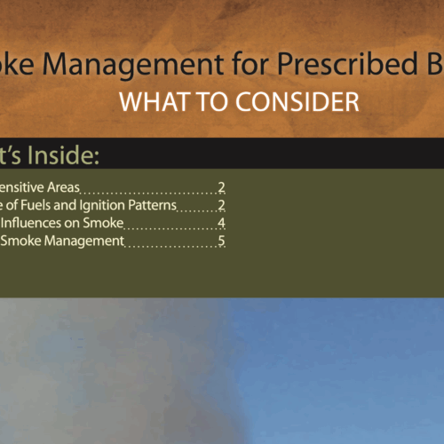 Iowa Smoke Management Plan