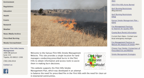 Kansas Flint Hills Smoke Management Plan