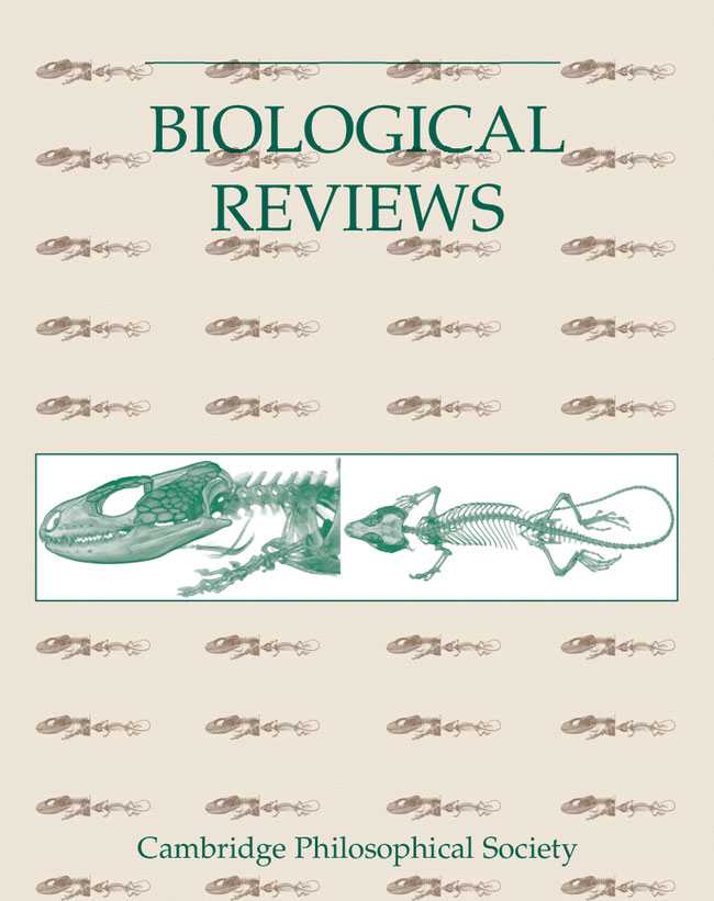 Biological reviews cover art