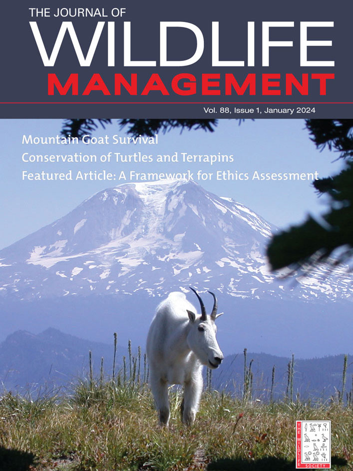 The journal of wildlife management cover art