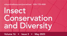 Insect conservation and diversity volume16 issue 3 cover art