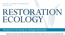 Restoration Ecology cover art